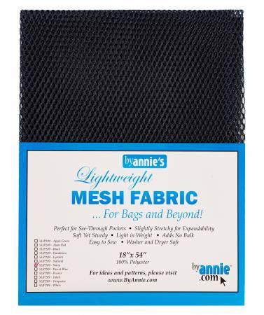 Lightweight Mesh Fabric - Navy 18in x 54in - SUP209-NVY