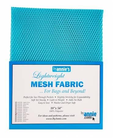 Lightweight Mesh Fabric - Parrot Blue 18in x 54in - SUP209-PBLU