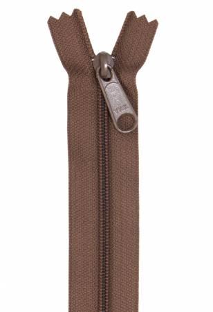 Handbag Zipper 24" Seal Brown - ZIP24-140