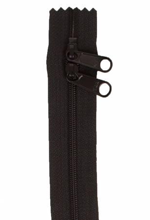 Handbag Zipper 30" Black Double Slide - ZIP30-105
