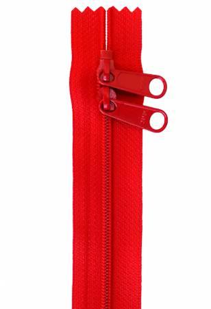Handbag Zipper 30" Red Double Slide - ZIP30-260