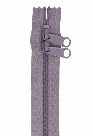 Handbag Zipper 30" Gunmetal Double Slide - ZIP30-115