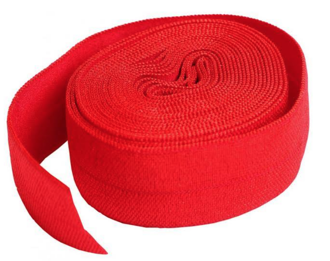 Fold-over Elastic 3/4in x 2yd - Atom Red - SUP211-2-ATM - ByAnnie