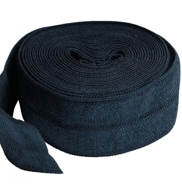 Fold-over Elastic 3/4in x 2yd - Black - SUP211-2-BLC