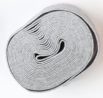 Fold-over Elastic 3/4in x 2yd - Pewter - SUP211-2-PWR