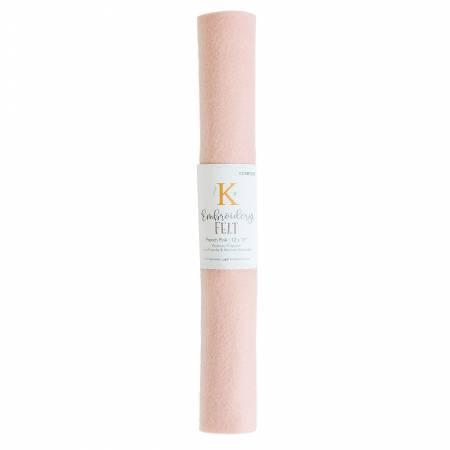 French Pink Embroidery Felt Sh - KDKB1236 -