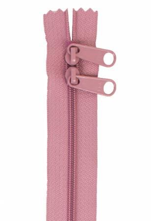 Handbag Zipper 30" Dusty Rose Double Slide - ZIP30-247