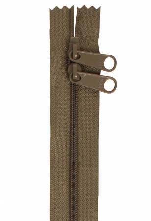 Handbag Zipper 30" Khaki Double Slide - ZIP30-160
