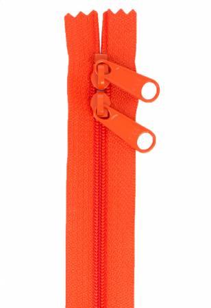 Handbag Zipper 30" Tangerine Double Slide - ZIP30-285