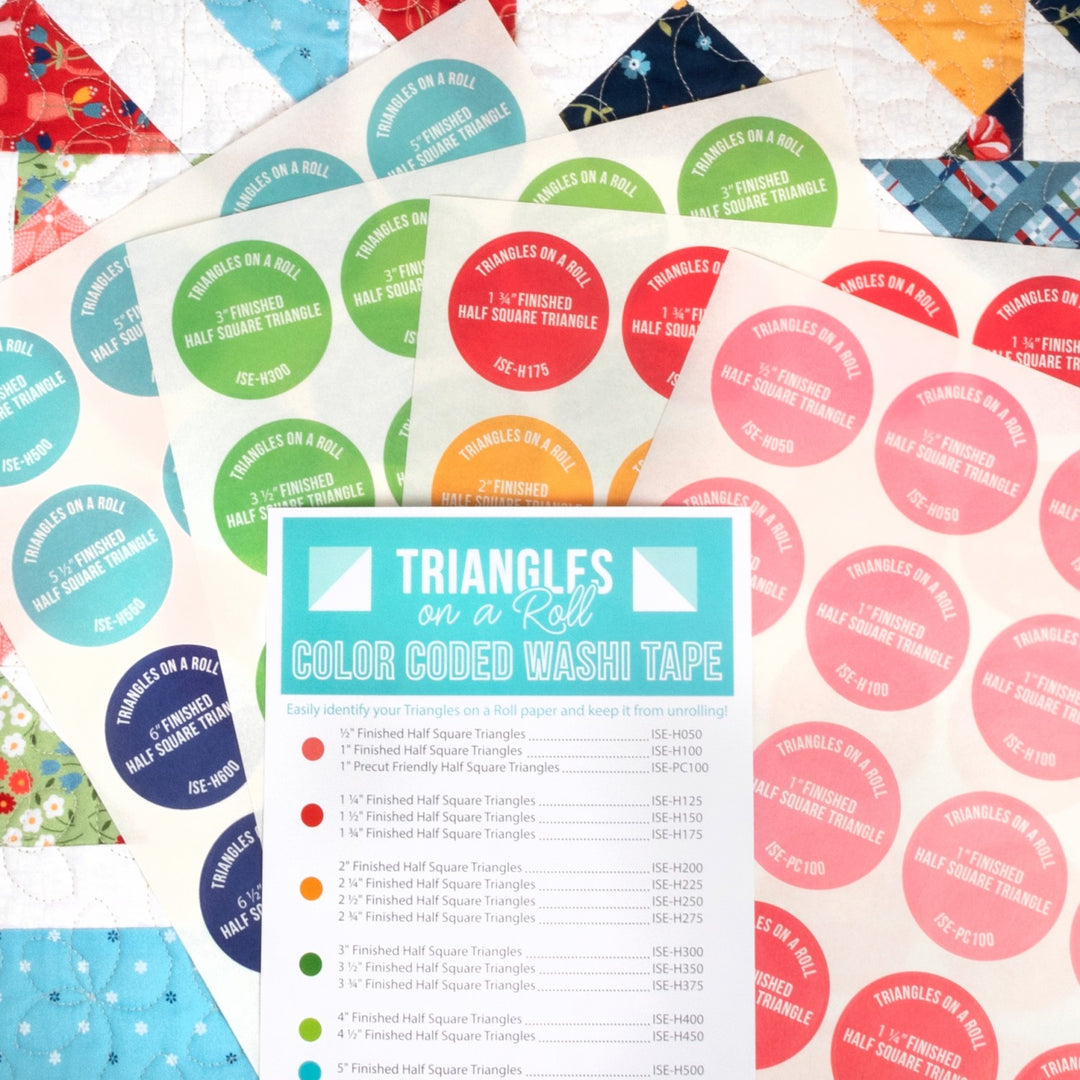Triangles On A Roll Color Coded Washi Tape - ISE-798