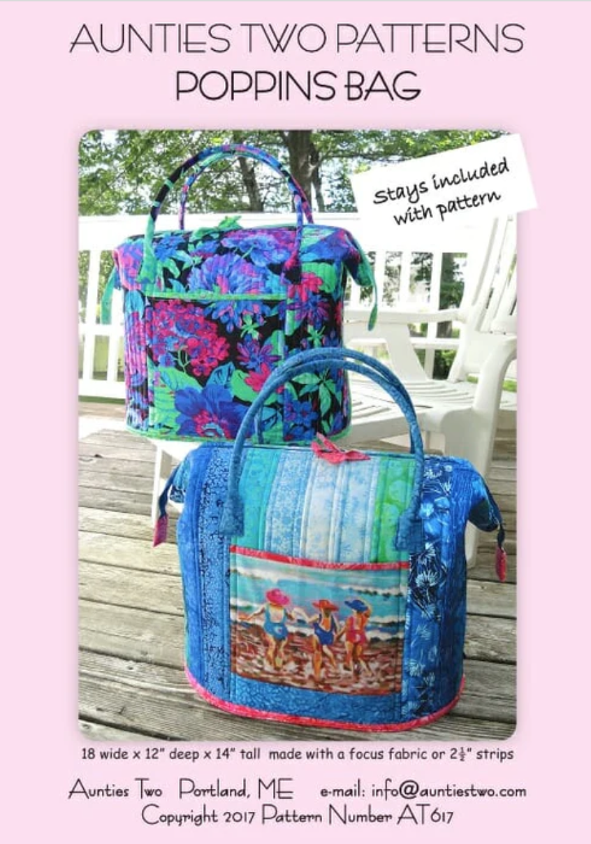 Poppins Bag Stays and Pattern - AT617