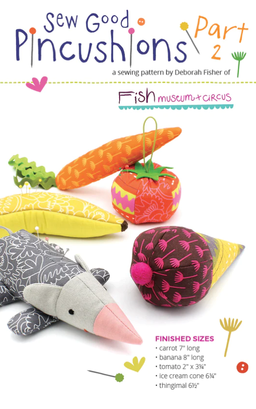 Sew Good Pincushions Part 2 Pattern- Fish Museum + Circus