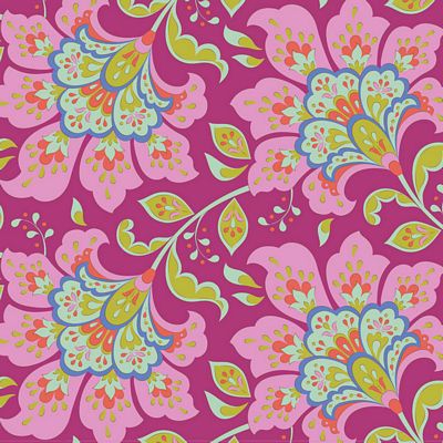 Bloomsville - Flowermarket - Plum - TIL100502