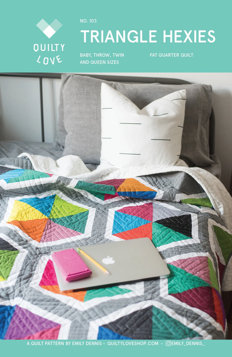 Triangle Hexies Pattern - QLP103