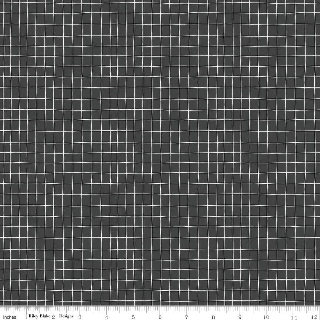 Wild and Free Grid Charcoal- C12936-CHARCOAL