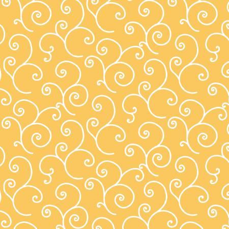 Yellow Scroll - 8243M-S