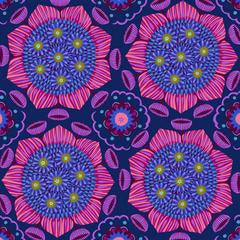 Brave - Backing Fabric - Surprise - Navy - QBAH008.Navy