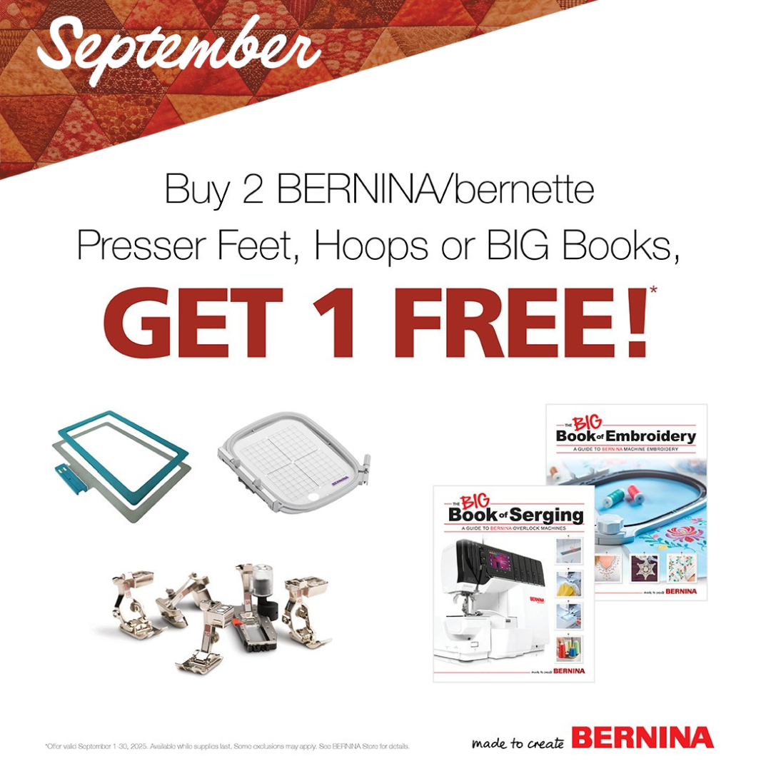 September 2025 BERNINA Special Offers!