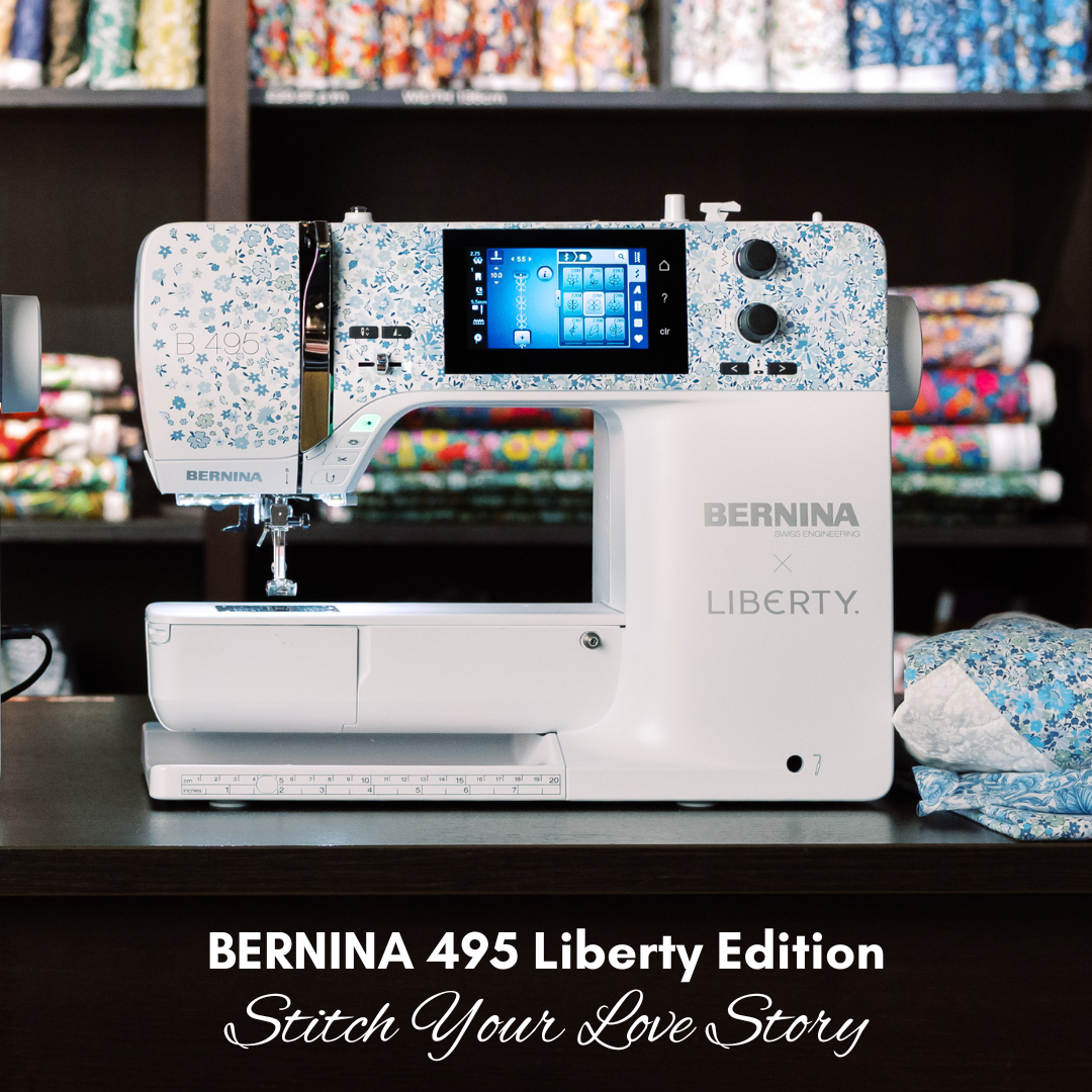 NEW! BERNINA 495 Liberty Edition! Pre-Order now with $100 deposit. Coming in August 2026