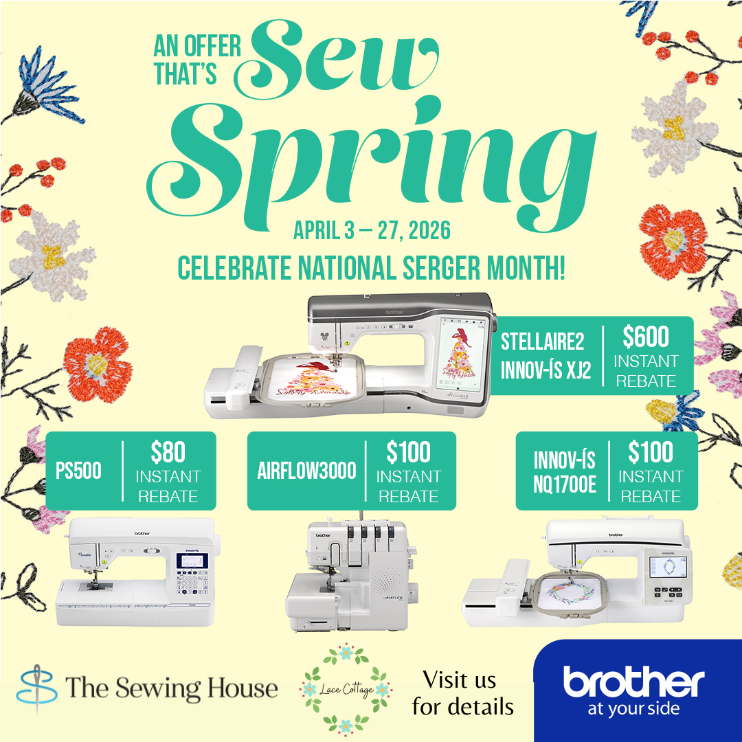 Instant Rebate offers with Brother through April 27th, 2026!