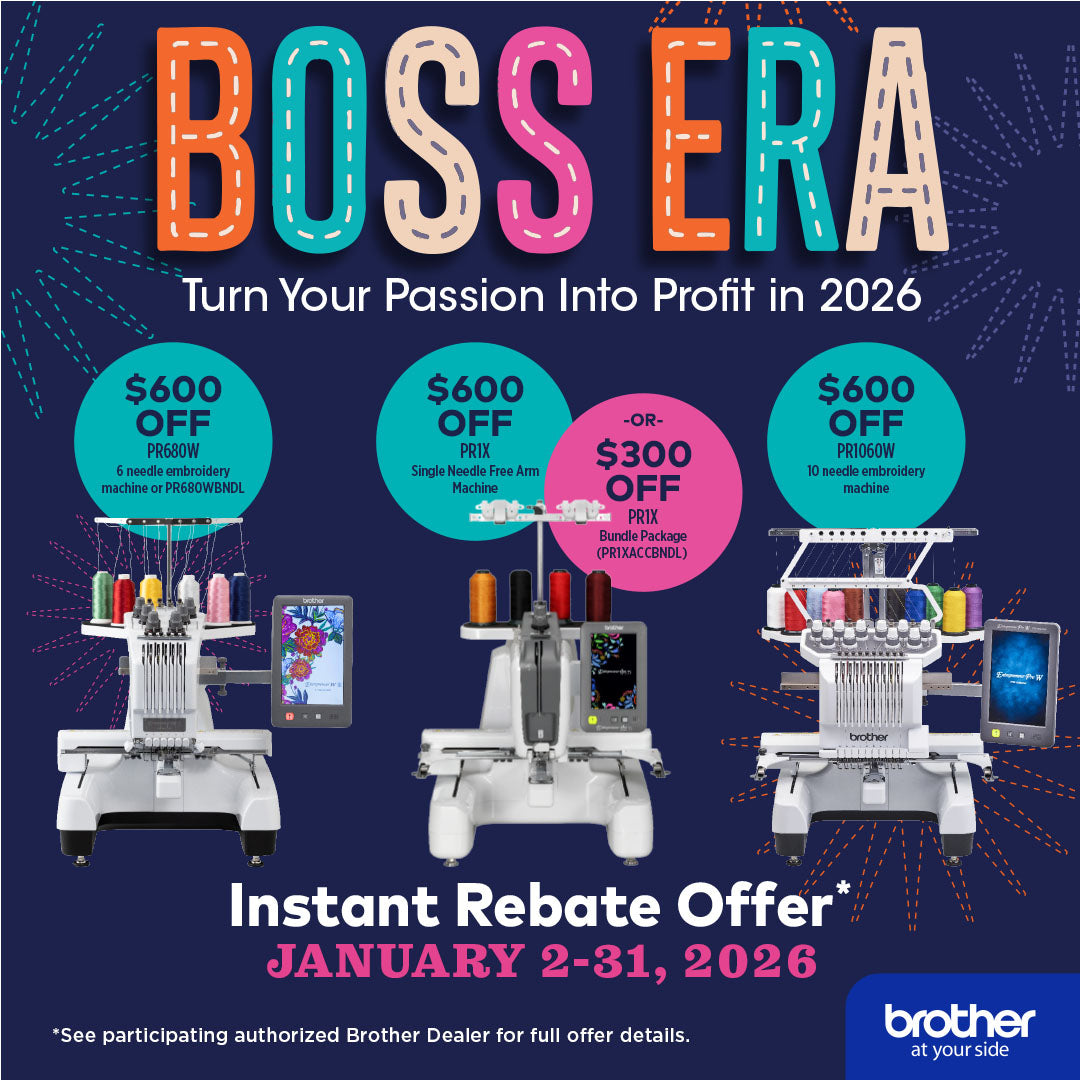 Brother Boss Era Offer with $600 instant rebate through 1/31/26!