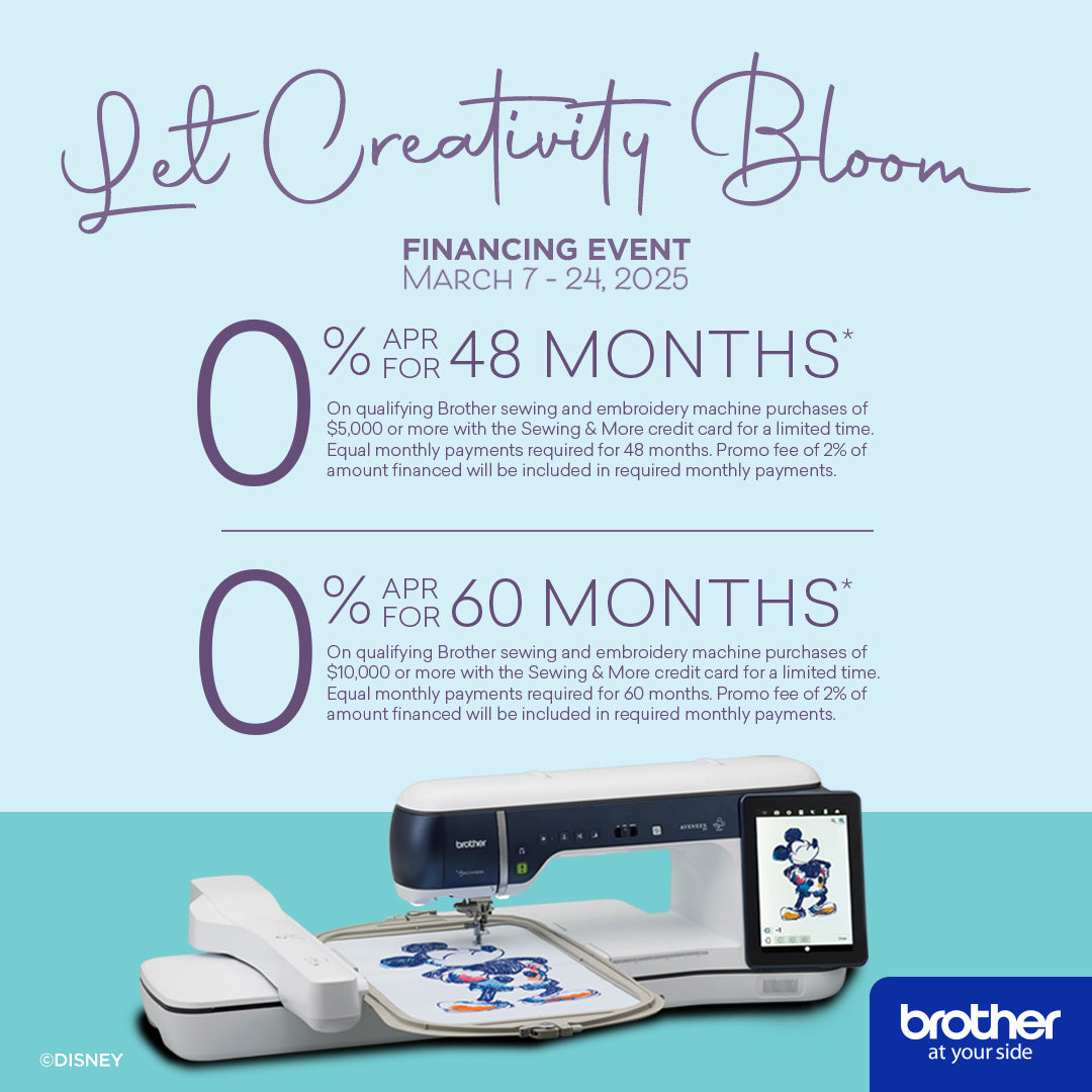 Brother Promotional Financing Event March 7-24, 2025