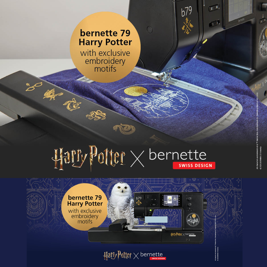 NEW! bernette 79 Sewing & Embroidery Harry Potter Edition!