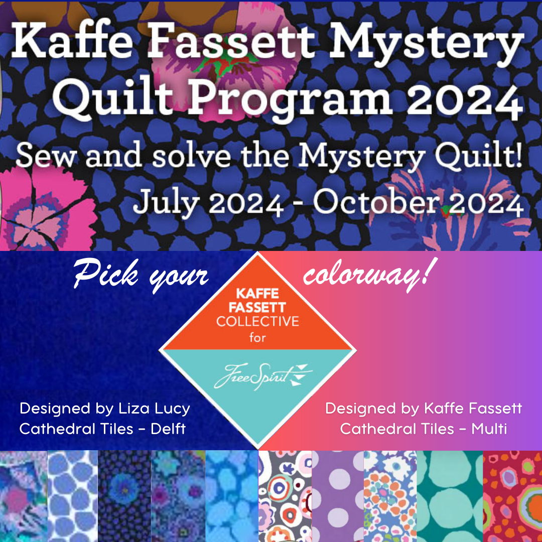 Get ready to solve Kaffe's Mystery Quilt!