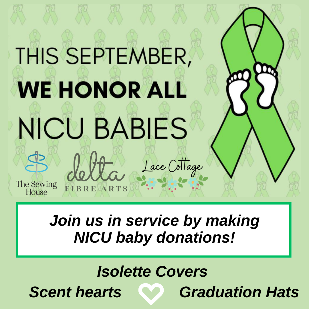 Join us in service by making NICU baby donations by the end of September!