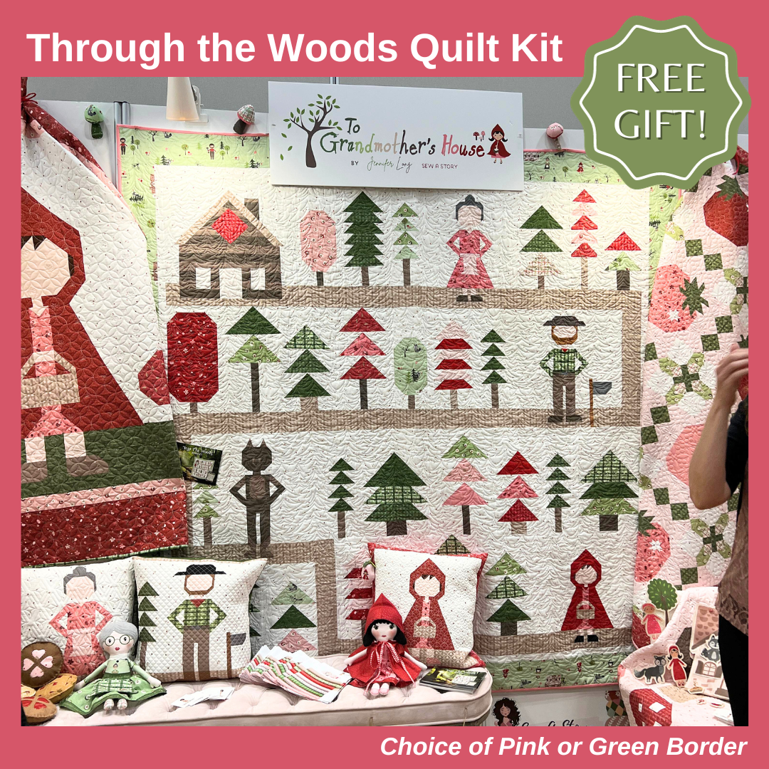 Free Storybook Felt Panel with Through The Woods Quilt Kit!