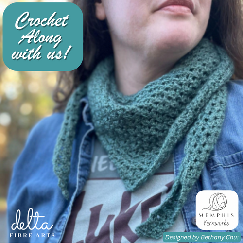 You're invited to our Santa Rosa Shawlette Crochet-Along!