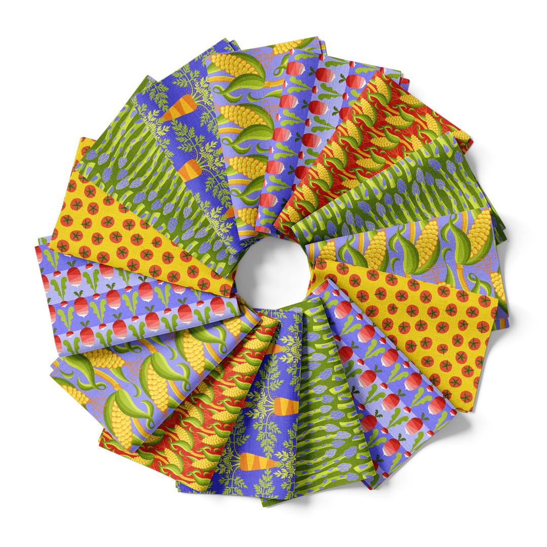 Vegetable Patch by Jane Sassaman for Free Spirit Fabrics