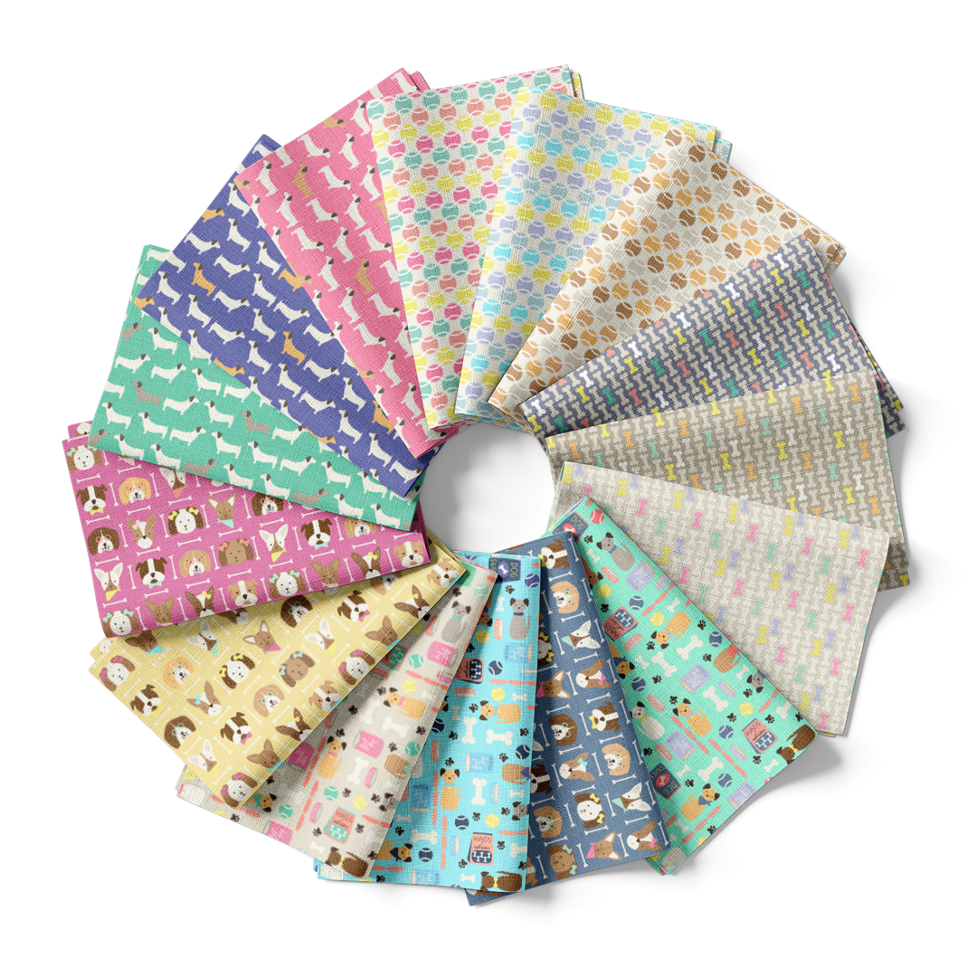 Woof You by Sazarellie Designs for Cotton+Steel Fabrics