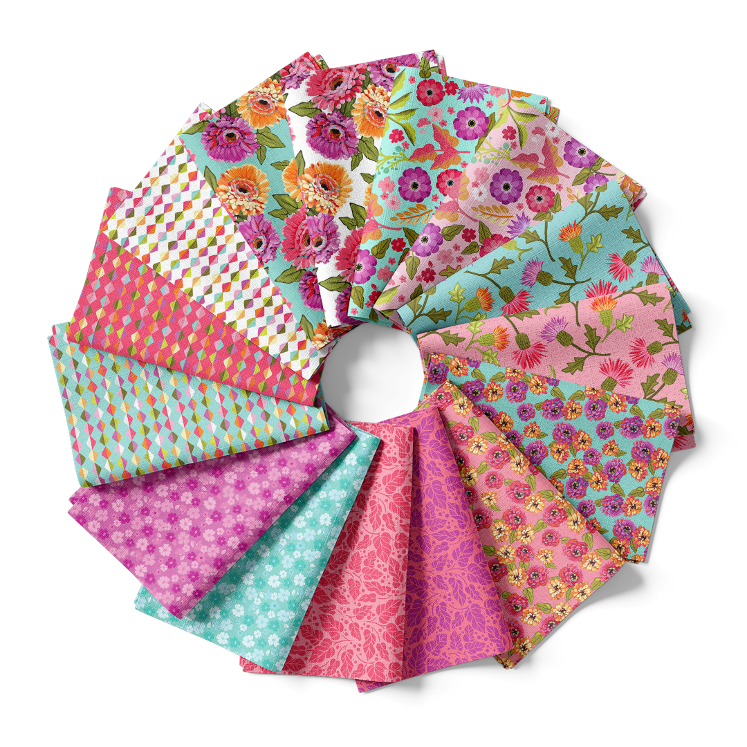 Zinnias by Lila Tueller for Riley Blake Designs