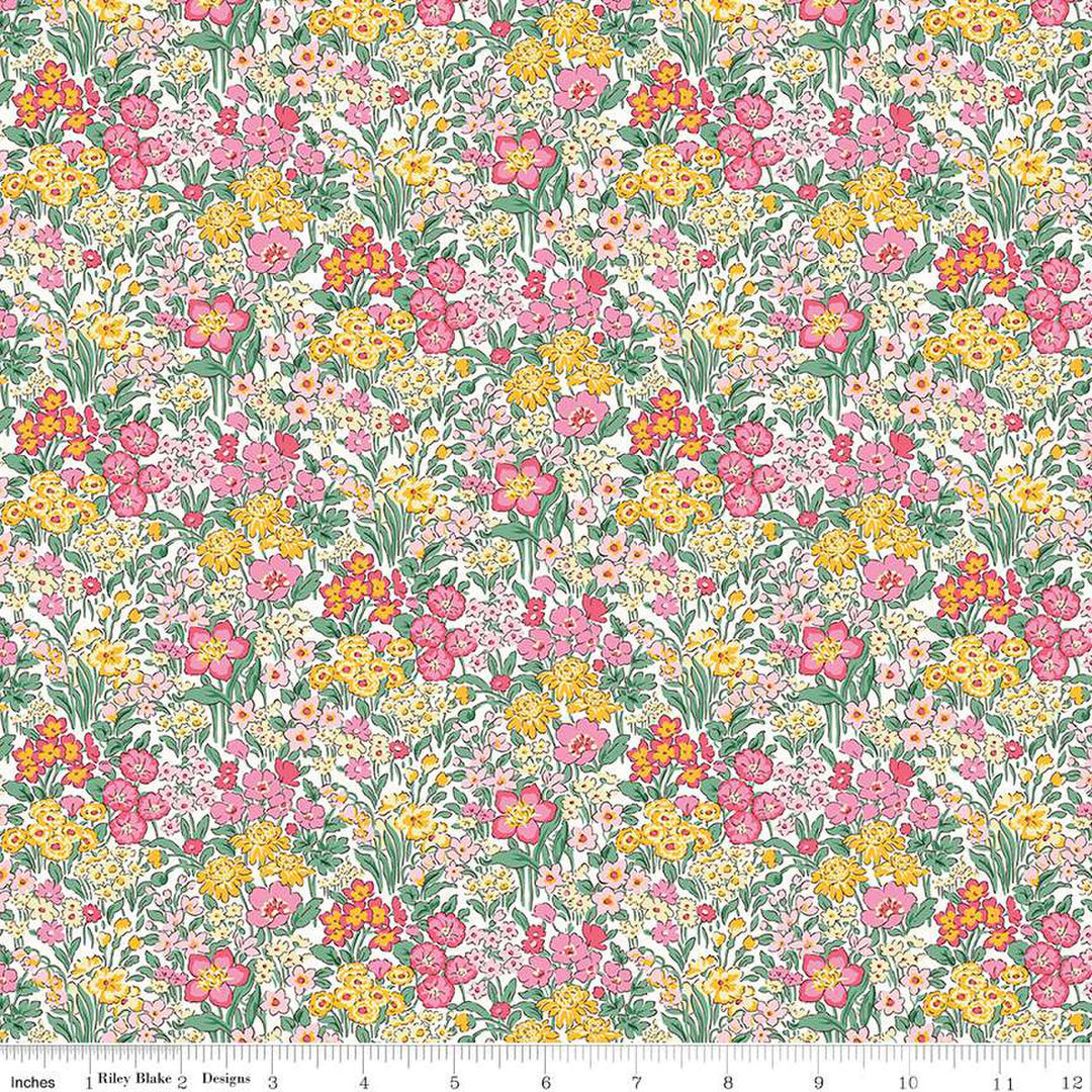 Liberty Fabrics - Garden Party Picnic Trifle Blooming Flowerbed - 01667328C