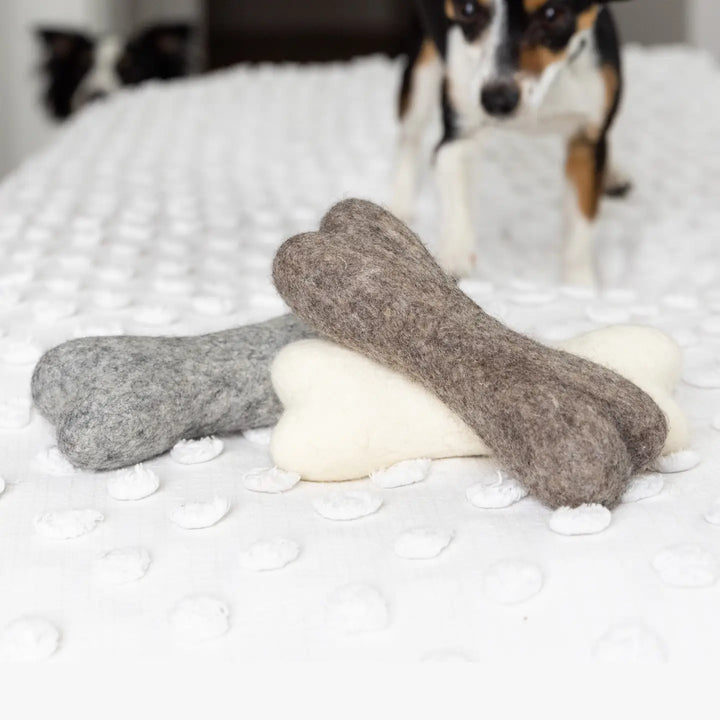 Felt Dog Bone Toy