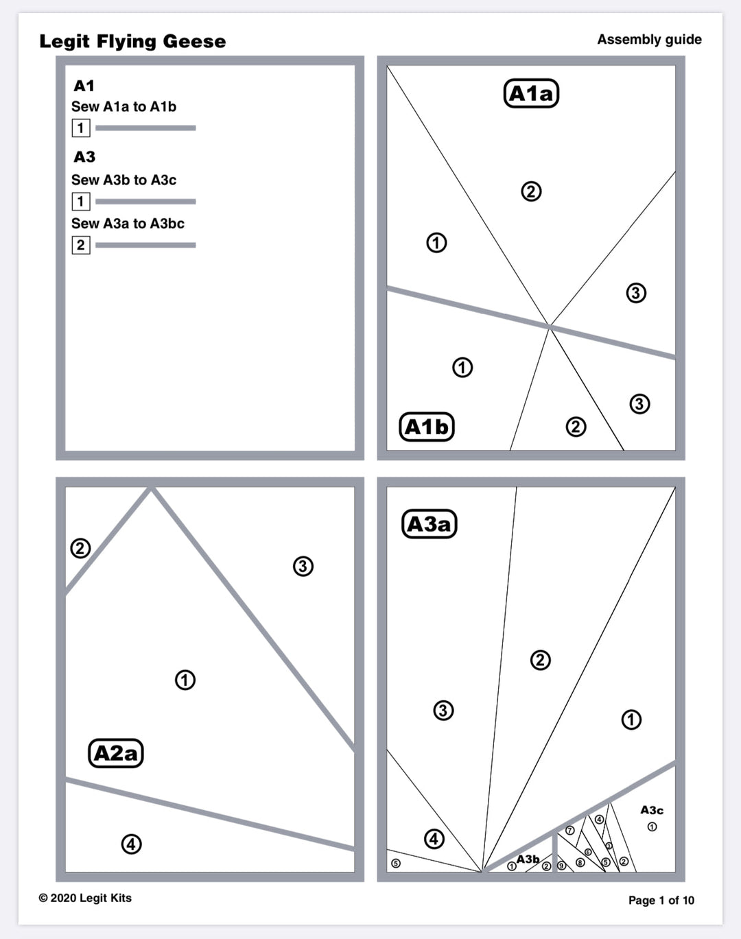 Flyig Pattern Flying Geese Pattern – The Sewing House, Inc