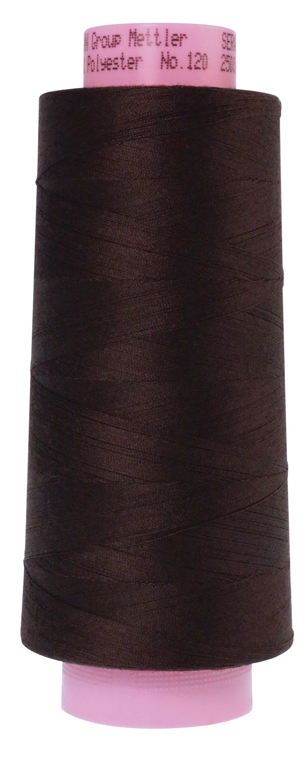 Seracor Polyester Overlock Thread 2734yds - Very Dark Brown - 1228-1002