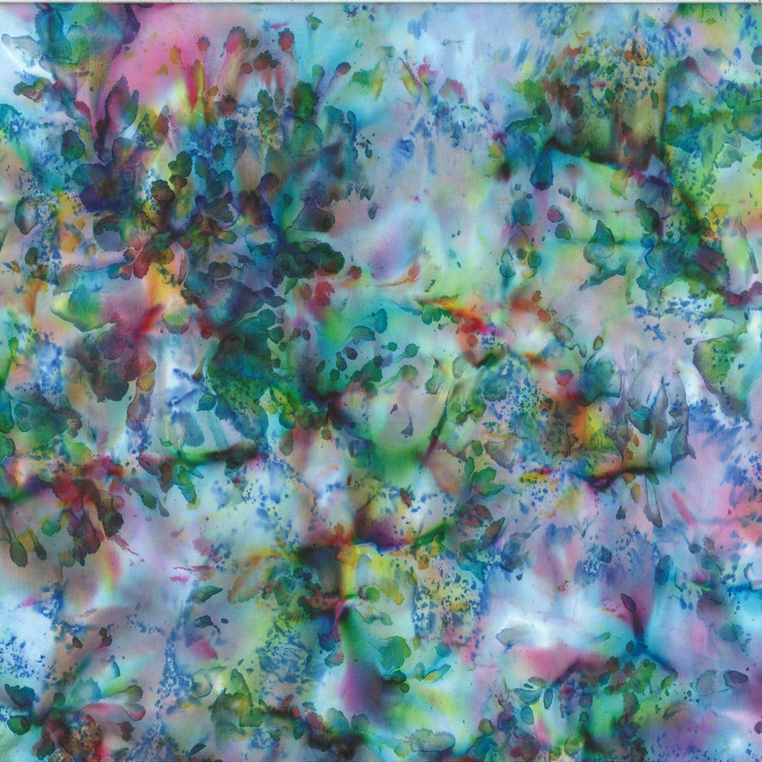 Multicolored tie-dye pattern