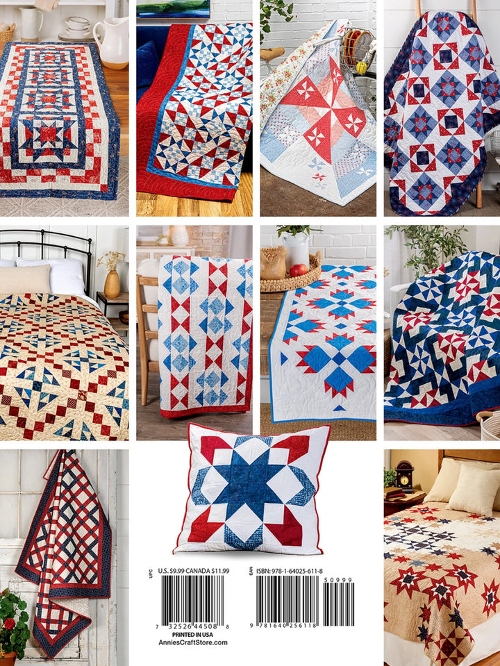 Americana Quilts 11 Designs to Celebrate Red, White & Blue - 141518