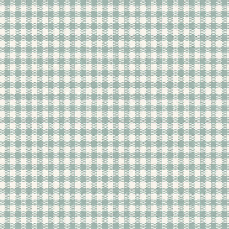 Pre-Order - Woven Gingham Duckegg - TIL150017-V15