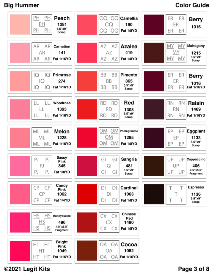 Big Hummer Quilt Kit