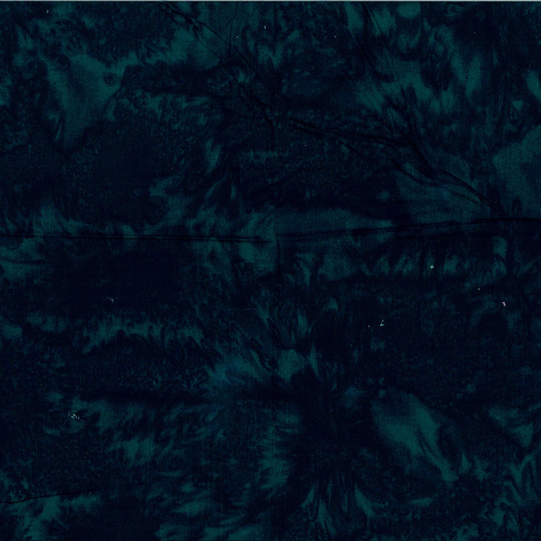 Black Jade Batik fabric with lighter shades of jade