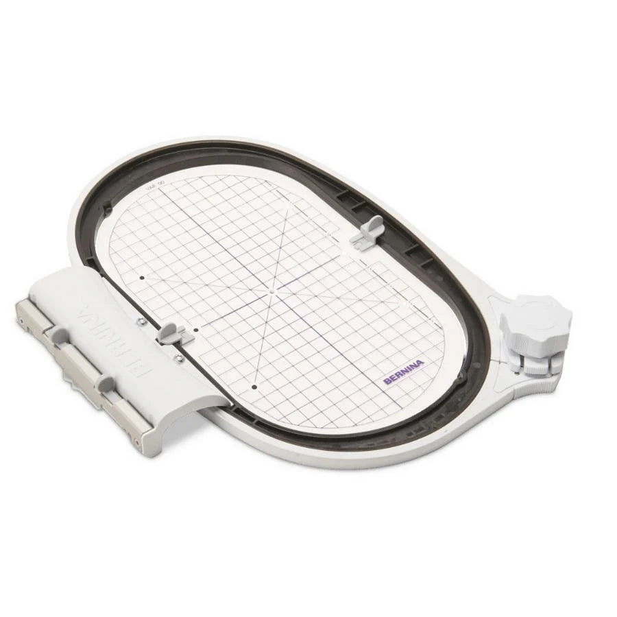 large embroidery hoop on a white background