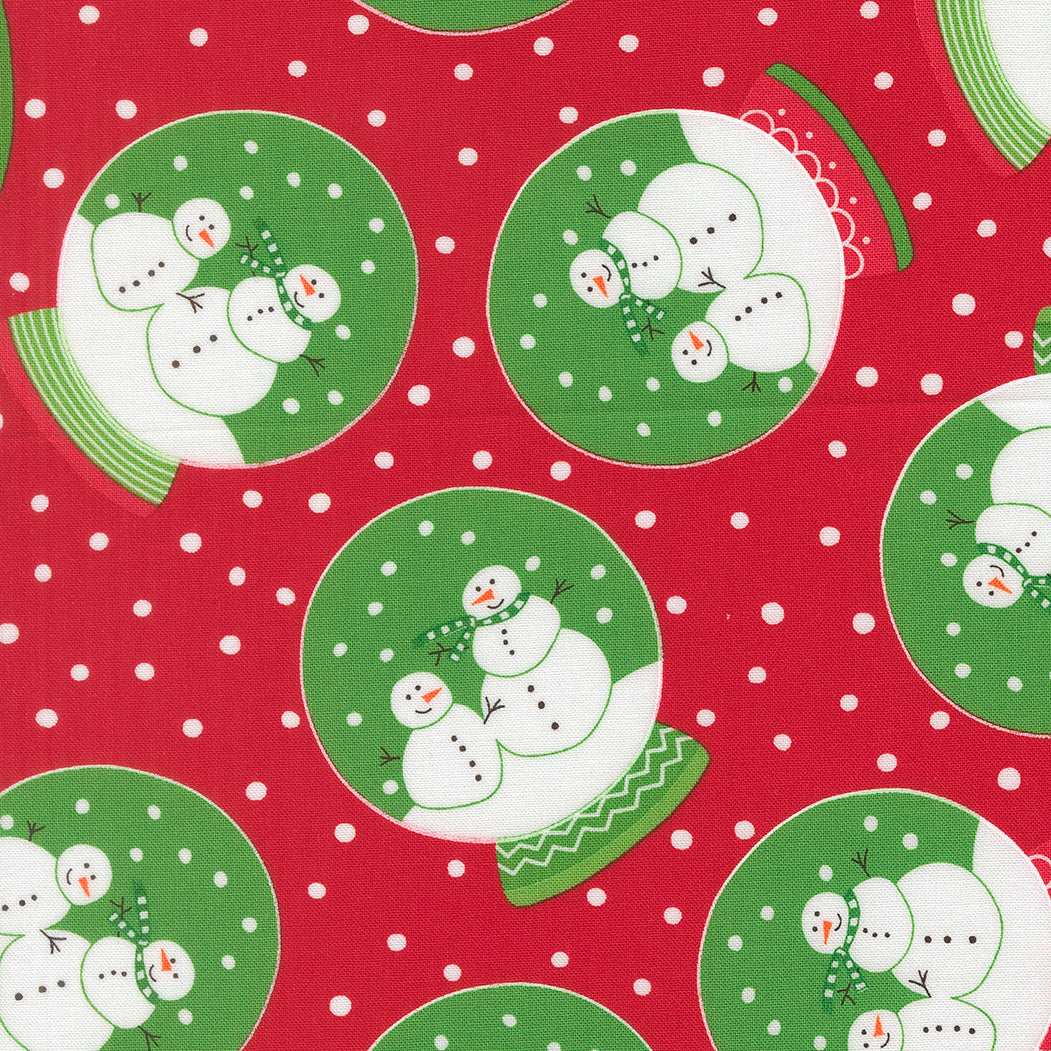 Snow Time - Snow Globe - Poinsettia Red - 22500 14