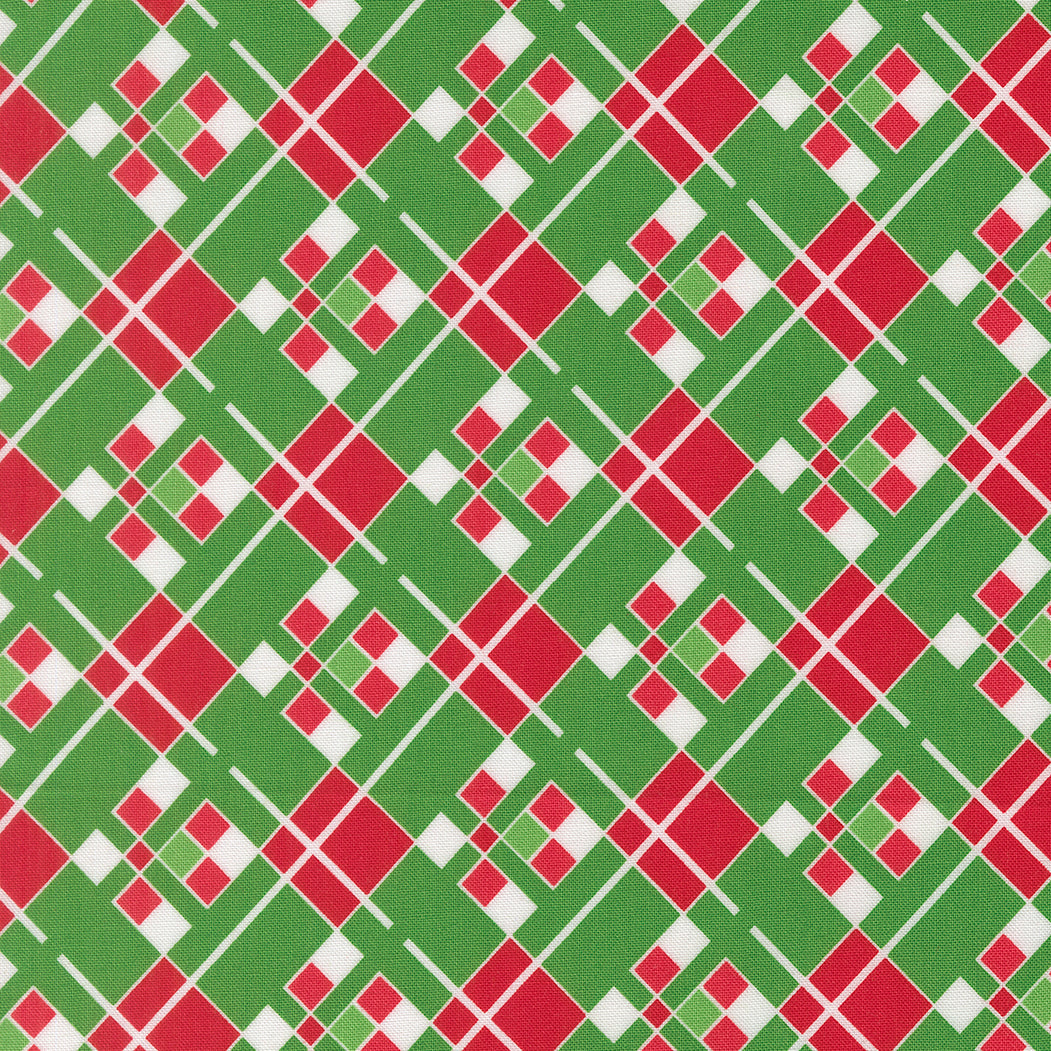 Snow Time - Vintage Plaid - Evergreen - 22505 13