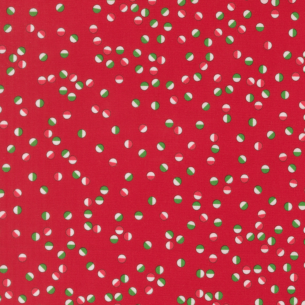 Snow Time - Jolly Dot - Poinsettia Red - 22506 14