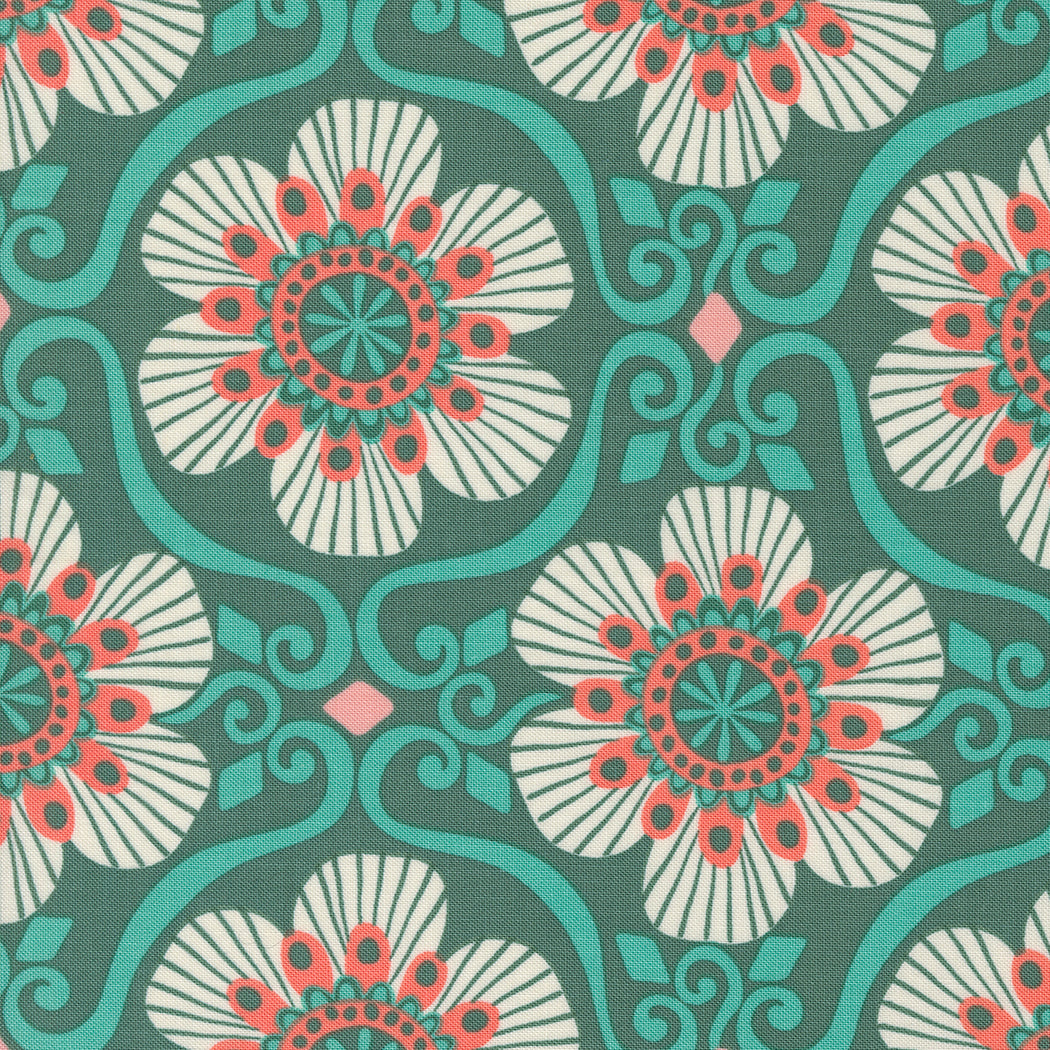 Fabric repeat - modern floral