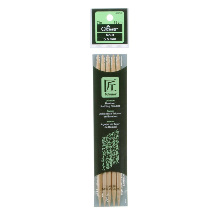 Clover 7" Double Point Needles