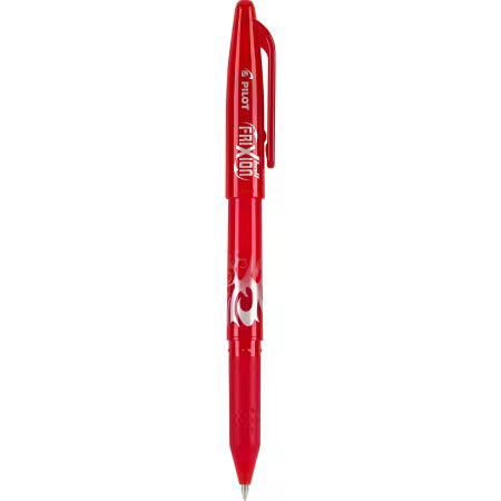 Red pen on a white background